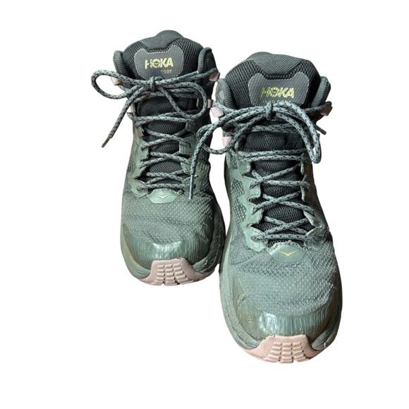 Hoka One Trail Code GTX Shoes Sneakers Gray Pink Women's 8 B Hiking Running - Picture 4 of 10